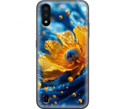 Чохол для Samsung Galaxy A01 (A015) MixCase патріотичні жовта квітка