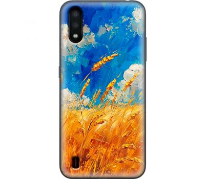 Чохол для Samsung Galaxy A01 (A015) MixCase патріотичні Хліб України фарбою