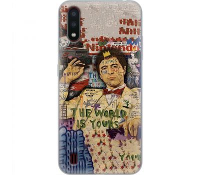 Чохол для Samsung Galaxy A01 (A015) MixCase асорті the world is yours