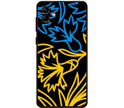 Чохол для Samsung Galaxy A04 (A045) MixCase патріотичні синє-жовта лілія