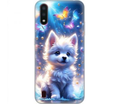 Чохол для Samsung Galaxy A01 (A015) MixCase асорті песик і метелики