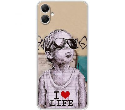 Чохол для Samsung Galaxy A05 (A055) MixCase графіті I love life