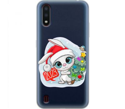 Чохол для Samsung Galaxy A01 (A015) MixCase Новий рік кролик 2023