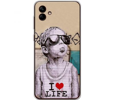 Чохол для Samsung Galaxy A04 (A045) MixCase графіті I love life