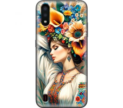 Чохол для Samsung Galaxy A01 (A015) MixCase патріотичні спляча красуня