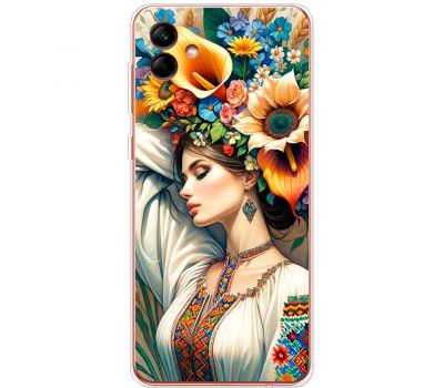 Чохол для Samsung Galaxy A05 (A055) MixCase патріотичні спляча красуня