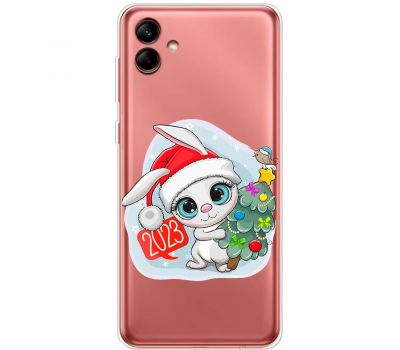 Чохол для Samsung Galaxy A04 (A045) MixCase Новий рік кролик 2023