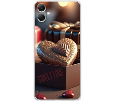 Чехол для Samsung Galaxy A04 (A045) Mixcase для закоханих chocolate Heart