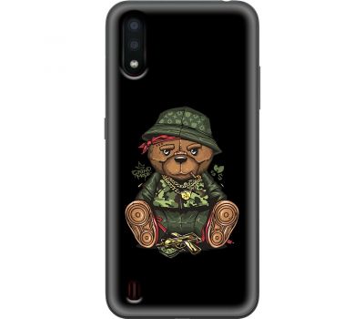 Чохол для Samsung Galaxy A01 (A015) MixCase гроші angry bear