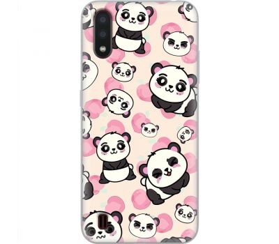 Чохол для Samsung Galaxy A01 (A015) MixCase мультики panda love