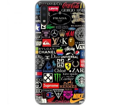 Чохол для Samsung Galaxy A01 (A015) MixCase лого logos mix