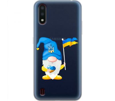 Чохол для Samsung Galaxy A01 (A015) MixCase патріотичні гномік з Україною