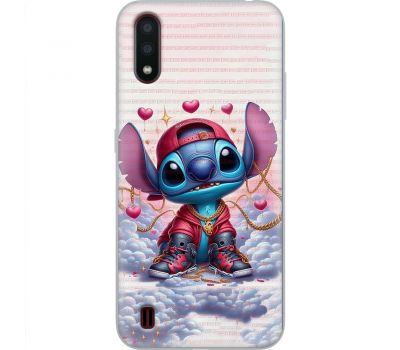 Чохол для Samsung Galaxy A01 (A015) MixCase асорті Stitch в кепці