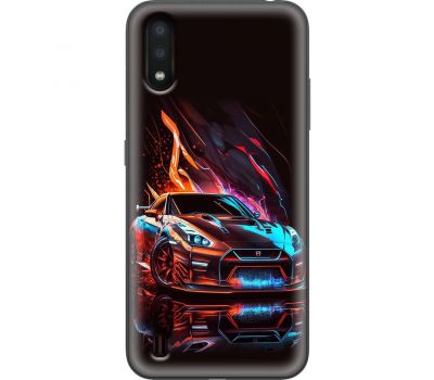 Чохол для Samsung Galaxy A01 (A015) MixCase машини неон mix car