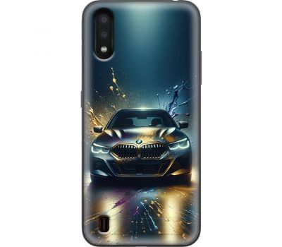 Чохол для Samsung Galaxy A01 (A015) MixCase машини неон bmw