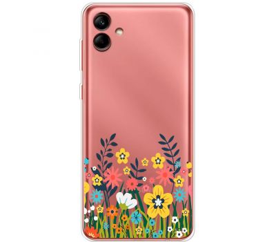 Чохол для Samsung Galaxy A04 (A045) Mixcase квіткове поле