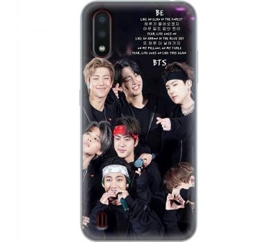 Чохол для Samsung Galaxy A01 (A015) MixCase BTS текст пісні