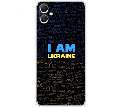 Чохол для Samsung Galaxy A05 (A055) MixCase патротичні I am Ukraine