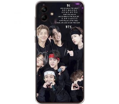 Чохол для Samsung Galaxy A04e (A042) MixCase BTS текст пісні