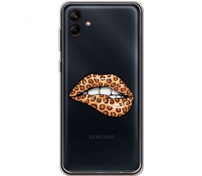 Чохол для Samsung Galaxy A04e (A042) MixCase Леопард губи