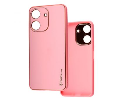 Чохол для Xiaomi Redmi 13C / Poco C65  Leather Xshield pink