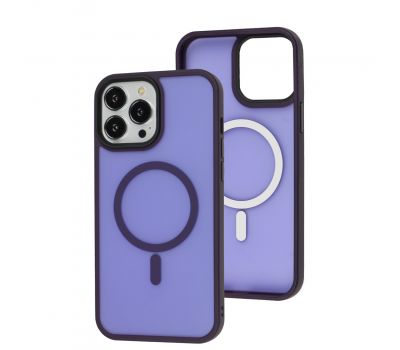 Чохол для iPhone 13 Pro Max WAVE Matte Insane MagSafe deep purple