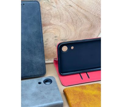 Чохол книжка для Xiaomi Redmi Note 11 / 11s Black magnet червоний 3556265