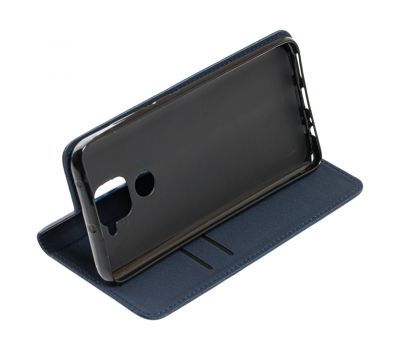 Чохол книжка для Xiaomi Redmi Note 9 Black magnet синій 3556391