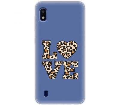 Чохол для Samsung Galaxy A10 (A105) MixCase Леопард love