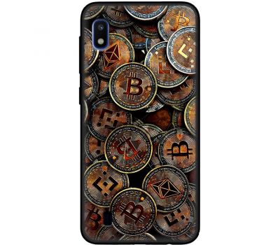 Чохол для Samsung Galaxy A10 (A105) MixCase гроші bitcoins