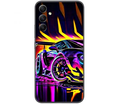 Чохол для Samsung Galaxy A10 (A105) MixCase машини в полум'ї