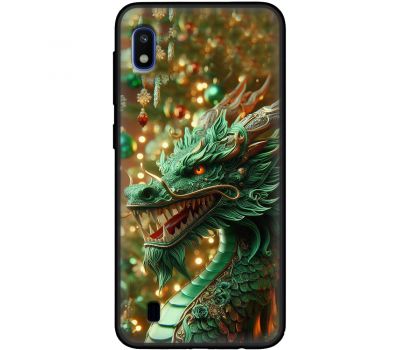 Чохол для Samsung Galaxy A10 (A105) MixCase Новий рік green Dragon