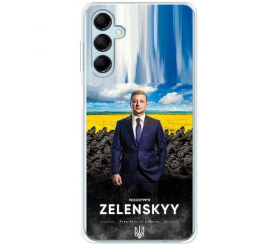 Чохол для Samsung Galaxy A54 (A546) MixCase патріотичні president of Ukraine