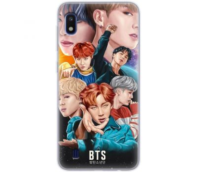 Чохол для Samsung Galaxy A10 (A105) MixCase BTS у космосі