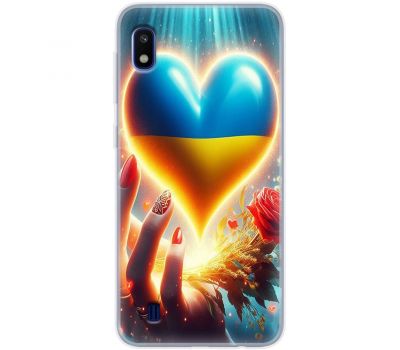 Чохол для Samsung Galaxy A10 (A105) MixCase асорті Серце в долоні