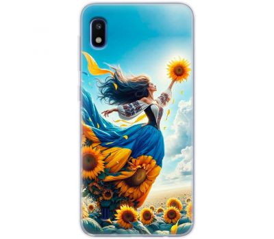 Чохол для Samsung Galaxy A10 (A105) MixCase патріотичні вільна українка