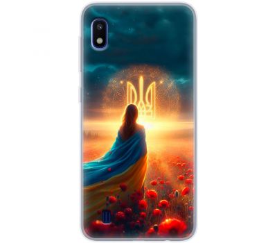 Чохол для Samsung Galaxy A10 (A105) MixCase патріотичні поле маків