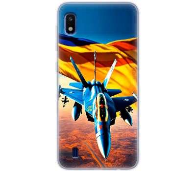 Чохол для Samsung Galaxy A10 (A105) MixCase патріотичні бойовий літак