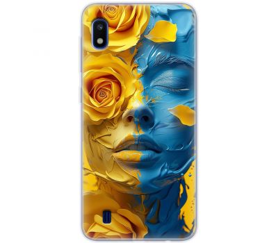 Чохол для Samsung Galaxy A10 (A105) MixCase патріотичні розмальована фарбами