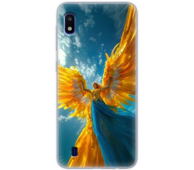 Чохол для Samsung Galaxy A10 (A105) MixCase патріотичні ангел українка