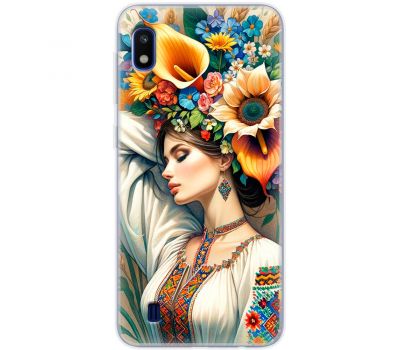 Чохол для Samsung Galaxy A10 (A105) MixCase патріотичні спляча красуня