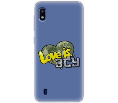 Чохол для Samsung Galaxy A10 (A105) MixCase патріотичні Love is ЗСУ