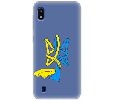 Чохол для Samsung Galaxy A10 (A105) MixCase патріотичні синє-жовтий Тризуб