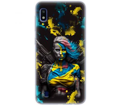 Чохол для Samsung Galaxy A10 (A105) MixCase патріотичні Нездоланна Українка