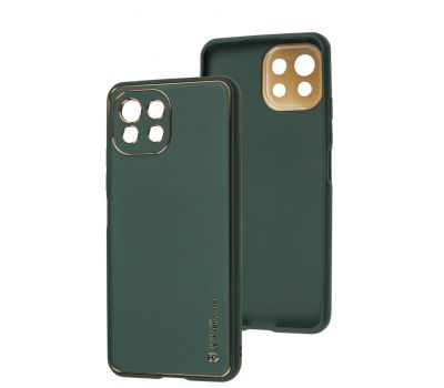 Чохол для Xiaomi Mi 11 Lite Leather Xshield army green