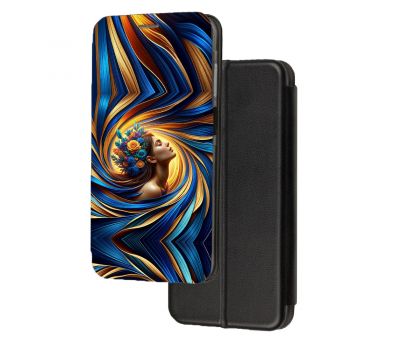 Чохол-книжка патріотична  Samsung Galaxy A10 (A105) MixCase малюнок дівчина в патріот