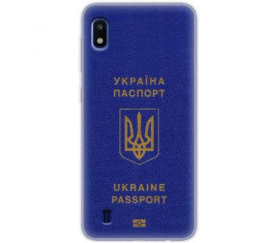 Чохол для Samsung Galaxy A10 (A105) MixCase патріотичні Україна паспорт