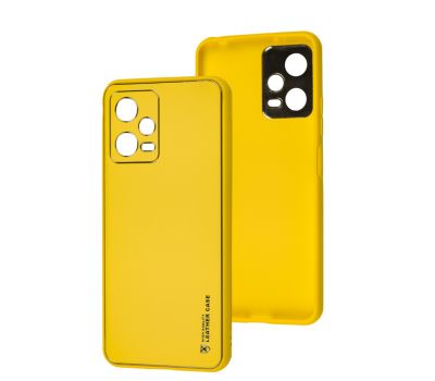 Чохол для Xiaomi Poco X5 / Note 12 5G Leather Xshield yellow