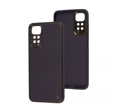 Чохол для Xiaomi Redmi Note 11 / 11s Leather Xshield dark purple