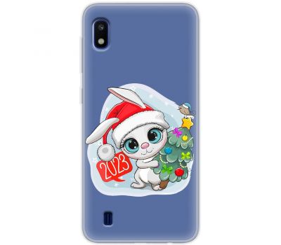 Чохол для Samsung Galaxy A10 (A105) MixCase Новий рік кролик 2023